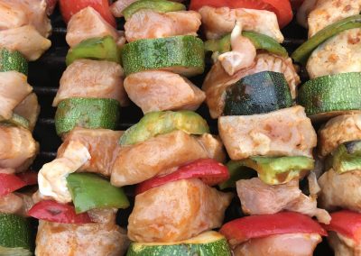Freshly Made Chicken Kebabs